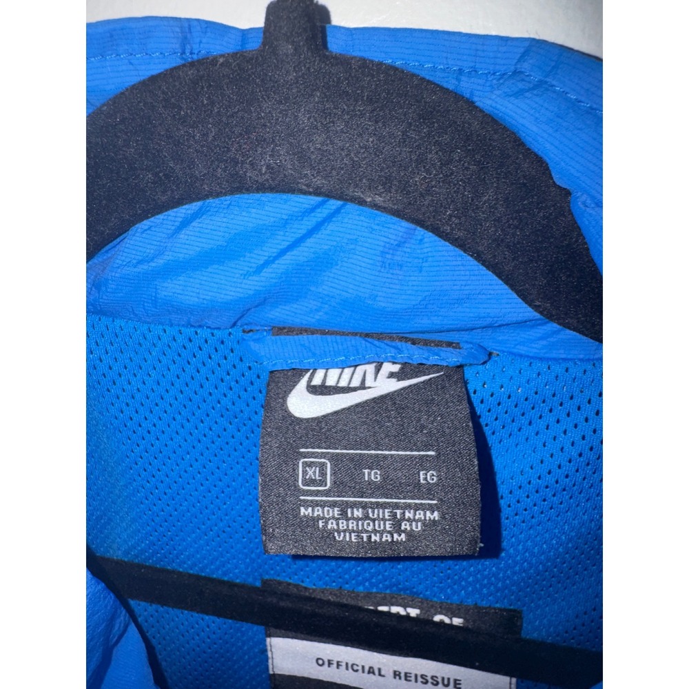 Nike Archives Official Reissue 1990 Windbreaker Jacket Blue Grey Colorblock  XL - Picture 3 of 9